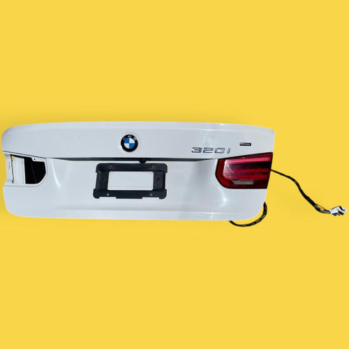 Tapa Cajuela Bmw Serie 3 Sana Original 13-18 Blanco