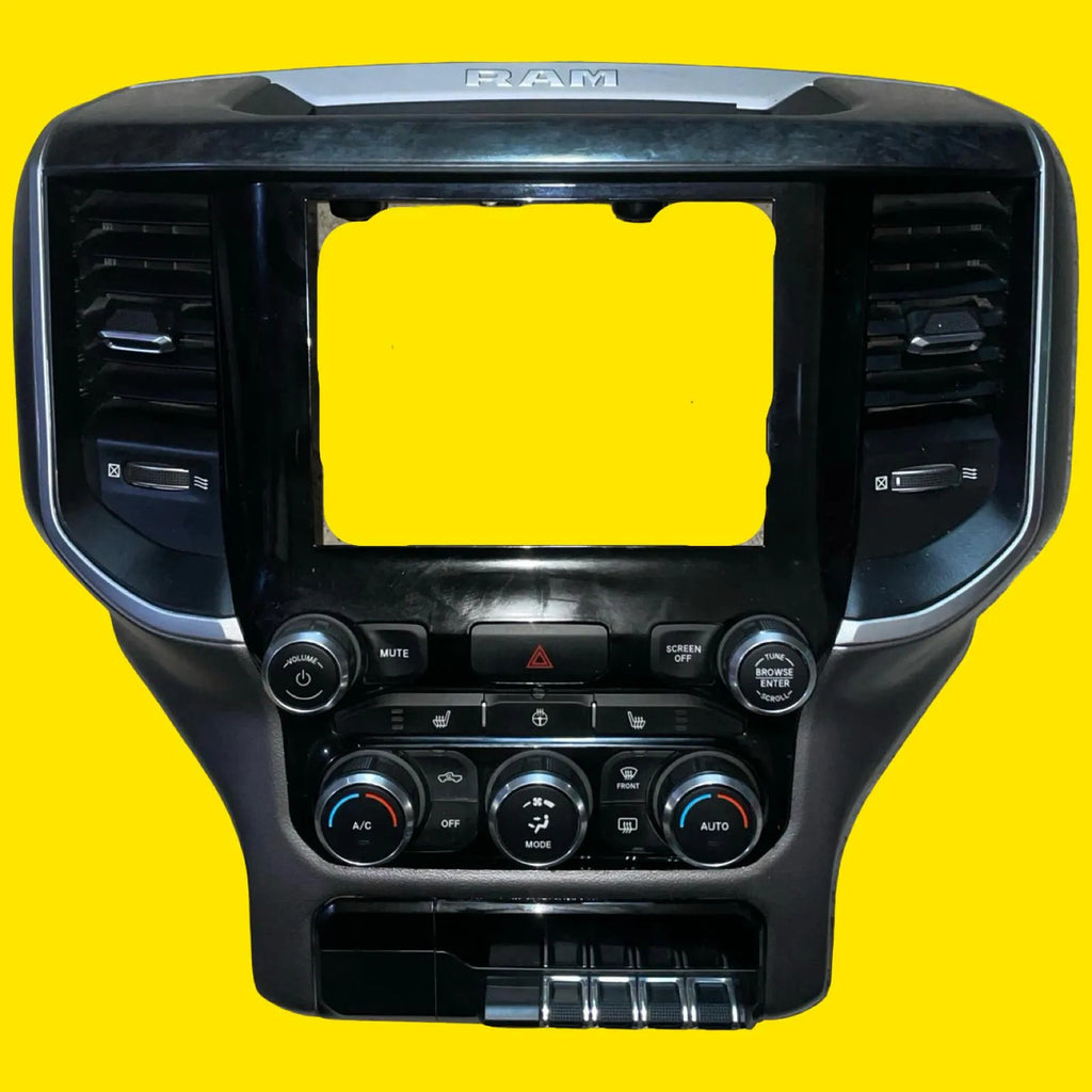 Bisel Marco Estéreo Dodge Ram Usada Original 19-24 Negro