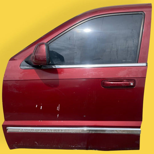 Puerta Delantera Izq. Jeep Grand Cherokee Usado Orig. 05-10 Delantera Izquierdo Rojo