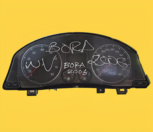Cluster Velocimetro Estandar Vw Bora 05-10 Usado Original Negro