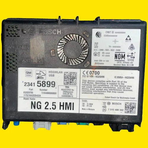 Modulo Control Navegación Hmi Sierra/tahoe/yukon Orig. 16-18