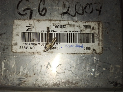 Computadora Motor Chevrolet Hhr, Uplander 07-08 Usado Orig.