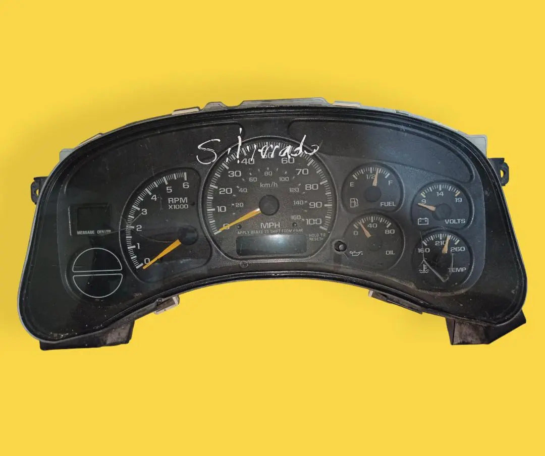 Cluster Velocimetro Chevrolet Silverado 99-02 Usado Original Negro