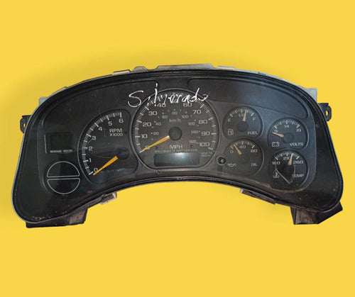 Cluster Velocimetro Chevrolet Silverado 99-02 Usado Original Negro