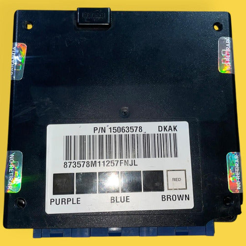 Modulo Bcm Body Control S10, Blazer, Astro 02-05 15063578