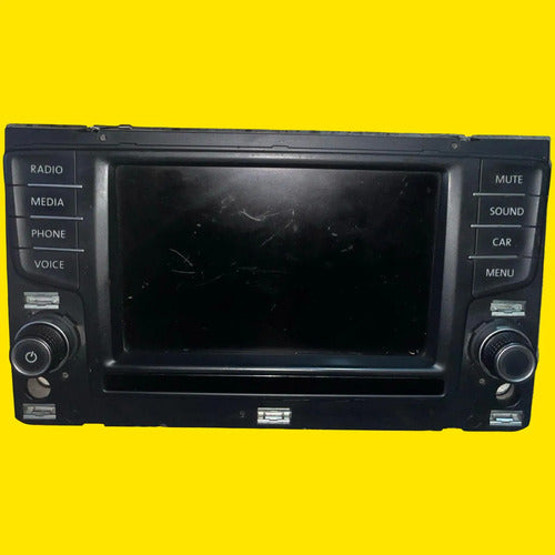 Estéreo Pantalla Vw Golf Mk6/mk7 Usado Orig 13-17 3g0919605b Negro