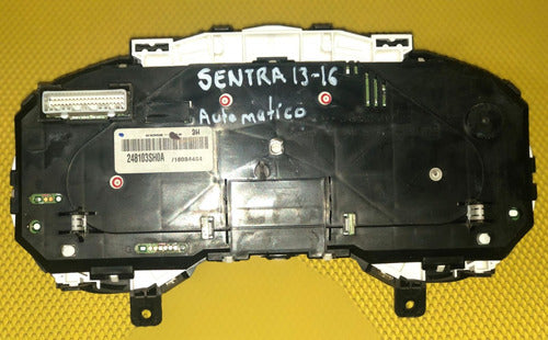 Cluster Velocimetro Nissan Sentra Automatico, 13-16, Usado Negro