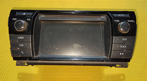 Estereo Pantalla Toyota Corolla 14-18 Usado Original Negro