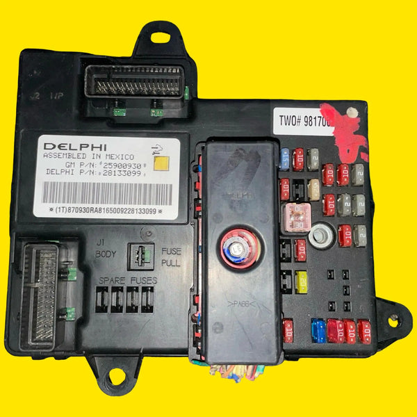 Modulo Bcm Body Control Malibu/aura Orig. 08-11 25900930