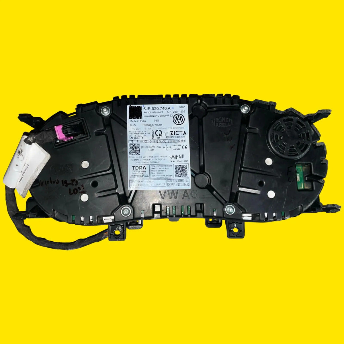 Clúster Velocímetro Vw Virtus Usado Orig. 18-23 6jr920740a Negro