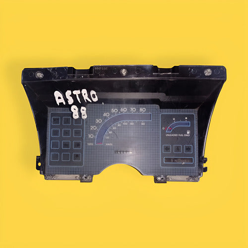 Clúster Velocímetro Astro/safari Para Pzs. Usado Orig. 80-88 Negro