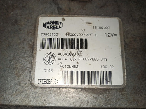 Computadora Alfa Romeo 147/156 2.0 Selespeed 02-06 Original
